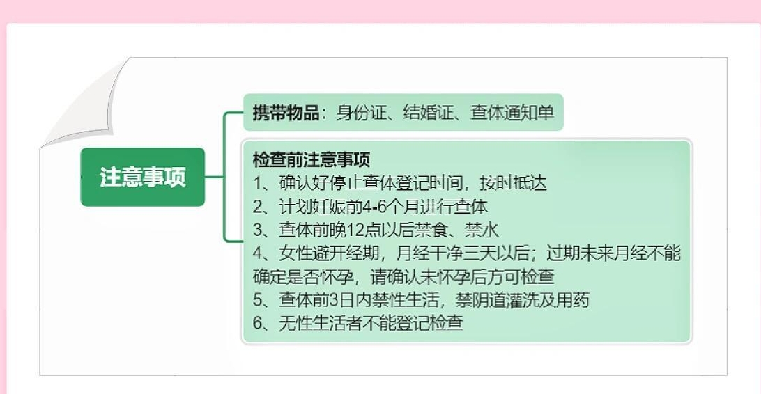 详解西安孕前检查免费政策：附相关检查医院推荐